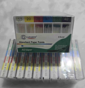 Absorbent paper points